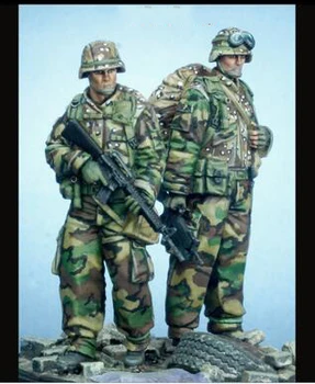 1/35 ficar em 1990 Set - moderna guerreiro stand Resina Modelo figura kits em Miniatura gk Unassembly sem pintura