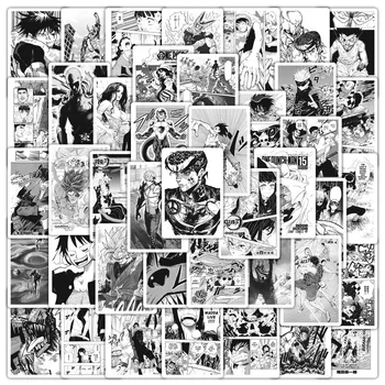 10/30/55PCS Anime Cartaz de Naruto, Dragon Ball e One Piece Adesivos para as Crianças Brinquedos Decalques DIY de Bagagem do Carro do Telefone de desenho animado Legal Adesivo