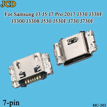 10PCS Para Samsung J3 J5 J7 Pro 2017 J330 J330F J3300 J3308 J530 J530F J730 J730F de Carga USB Porta de Soquete do Conector Dock de Carregamento