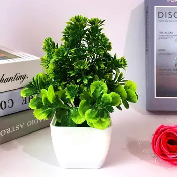 1Pc Prática Artificial Crisântemo Bonsai Vaso de Plantas Simulação de Flores Artificiais Falso Flor da Paisagem Casa Decoração Floral