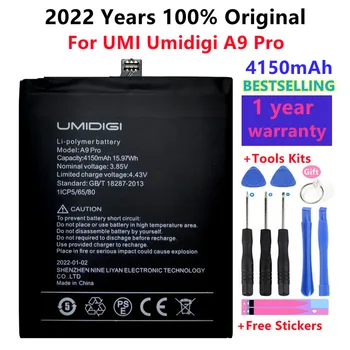 2022 Anos 100% Original Para UMI Umidigi A9 Pro Bateria Para UMIDIGI A9 Pro A9Pro 4150mAh Telefone Móvel da pilha de Bateria Pilhas