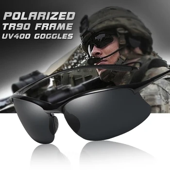 2022 Superior Ultraleve TR90 Óculos de sol Polarizados Anti-UV Condução Homens Tons Masculinos Militar de Óculos de Sol Óculos de Óculos de Gafas De Sol