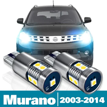 2x DIODO emissor de Luz de Estacionamento Para Nissan Murano 1 2 Z50 Z51 Acessórios 2003-2014 2006 2007 2008 2009 2010 2011 2012 2013 Apuramento da Lâmpada