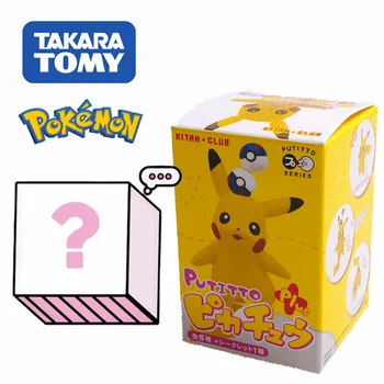 3-6cm Mistério Cega Caixa de Surpresa Takara Tomy Pokemon Pikachu Aleatório Anime Figura Brinquedos Clássicos de Bens de Crianças Presentes do dia das bruxas