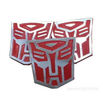 3D Metal Ombro Logotipo Logotipo do Carro para MPP10 Comandante do Transformador de brinquedos Decepticons Autobots G1 Adesivos