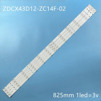 A Retroiluminação LED strip para BBK 43LEX5009/FT2C doffler 43df49-t2 ZDCX43D12-ZC14F-02 303CX430032 LC430DUY-SHA1 43EX6543 LE-4329