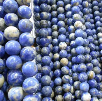 AAA+ Azul Aventurina dumortierite Natural Esferas de Pedra Para Fazer Jóias DIY Material 4/ 6/8/10/ 12 mm Vertente 16