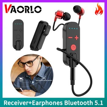 Bluetooth 5.1 Receptor Com Fone de ouvido de Baixa Latência Jogo Auricular ANC+ENC Ruído Cancelando AUX de 3,5 mm Adaptador de Áudio sem Fios Com Microfone
