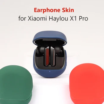 Compatível com Bluetooth sem Fio do Fone de ouvido Caso para Xiaomi Haylou X1 Pro Portátil, Fones de ouvido de Silicone, Tampa de Protecção Acessórios