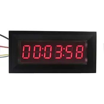 DYKB LED Timer Digital Totalizador de Horas Cronómetro industrial do Medidor Painel Digital relógio de 12V DE Tensão medição de corrente