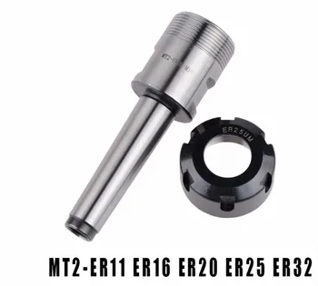 ER32 ER25 ER20 ER16 ER11 MT2 M10 MTA2 barra de tração CNC Fresamento do Aço Material Mandril porta-Pinça Titular