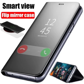 Espelho inteligente Telefone Flip Case Para Sony Xperia 10 II-5 II 1 II XZ XZ3 XZ4 XZ5 10, Além da Cobertura Fundas