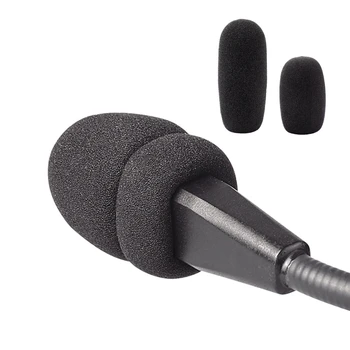 Espuma de pára-brisas mic pára-brisas de qualidade cobertura de espuma de terno para David Clark M-7 microfones de ouvido