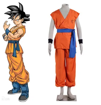 Goku cosplay Trajes de Halloween