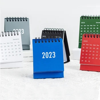 INS Estilo De 2023 Calendário Criativo Simples Planejador de Decoração Calendário de Mesa Simples Secretária Diário Anual Agenda Escolar, material de Escritório