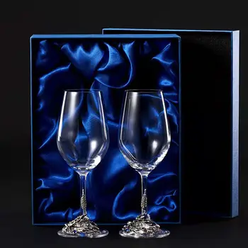 Luxo Trigo Ouvido Esmalte Champagne Vidro de Cristal de Vidro Copos para Champanhe Vintage Copos de Vinho Copo de Uísque do Copo Copos Conjunto