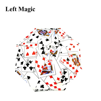 Magia Guarda-chuva de Poker Truques de Mágica ( de Tamanho Médio, de 40,5 cm de Comprimento), Pôquer de Guarda-chuva Mágico Adereços de Palco Acessório Para o Mago