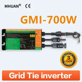NOVO MPPT micro grid Tie-inversor 300W 350W 500W 600W 700W tensão de entrada DC26-46V para AC120V/230V 50/60HZ uso doméstico 65