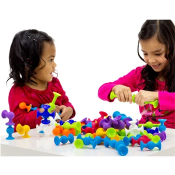 Novo Soft Building Blocks Crianças DIY Otário Engraçado Silicone Modelo de Bloco de Construção de Meninos Meninas rapazes raparigas Brinquedo Para Crianças de Presente de Natal