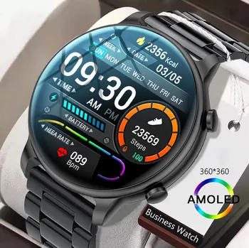 Para OnePlus Ace Pro OnePlus 10 Pro 10T Inteligente Homens do Relógio da Tela de Toque de Chamada Smartwatch Impermeável Pressão Arterial Relógio de freqüência Cardíaca