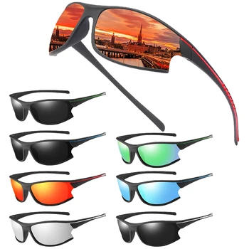 Pesca Óculos de sol Polarizados Homens de Condução Tons Masculina Óculos de Sol Vintage Esportes Caminhadas, Ciclismo Óculos de proteção UV400 Óculos Vintage