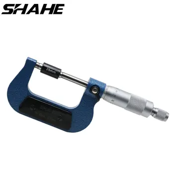 SHAHE 25-50mm 0,01 mm Fora Micrômetro com Ponta de Carboneto de Métrica Micrômetro Medidor de Precisão Mecânico de Ferramentas
