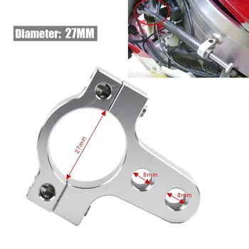 Universal 27MM Motocicleta Steering Damper Stablizer Correcção Clip de Suporte Suporte para Honda Suzuki Kawasaki Yamaha Ducati Acessórios