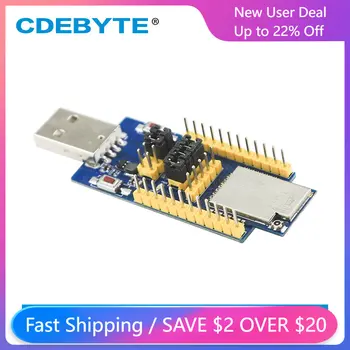 USB Placa de Teste Kit CC2530 27dBm 2.4 GHz Módulo ZigBee E18-TBH-27 CH340G USB Interface UART Serial Porta de Placa de Teste
