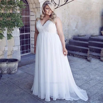 Vestido de Noiva Plus Size Vestido de Casamento do Laço de Pescoço de V Maternidade Vestidos de Noiva para Mulheres Grávidas Feitos Noiva Vestidos de 2022