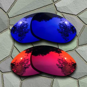 Violeta, Azul e Violeta Vermelho Óculos de sol Polarizados de Substituição de Lentes para Oakley X Metal XX