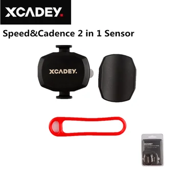 XCADEY Senor Velocímetro de Velocidade E de Cadência 2 em 1 Senor Velocímetro de Bicicleta ANT+ Bluetooth 4.0 Para XCADEY Computador de Bicicleta