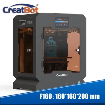 área de trabalho pequena máquina de impressão 3d 160*160*200 mm Creatbot F160 PEEK impressora 3d para ESPREITAR a impressão